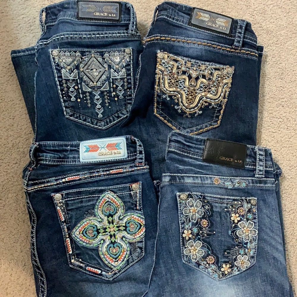 Grace in LA jeans size 30 Boot Cut
